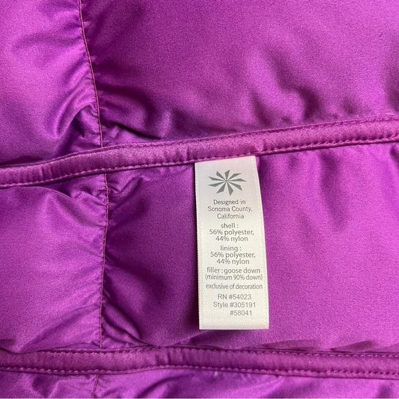 Athleta Limber convertible Goose Down Jacket gray size XS - Picture 10 of 15